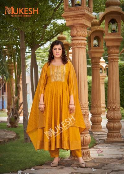 Mukesh Gauri catalog south indian kurtis design