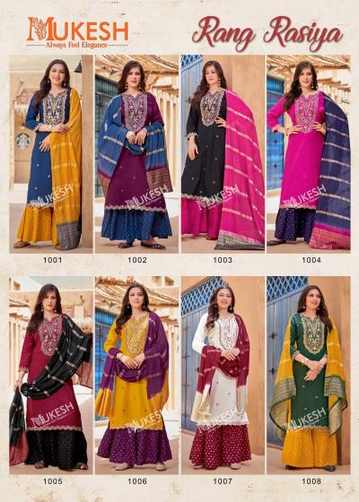 Mukesh Rang Rasiya catalog indian kurti description
