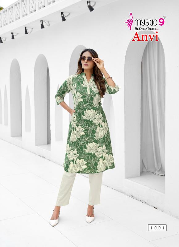 Mystic 9 Anvi vol 1 catalog online indian kurtis
