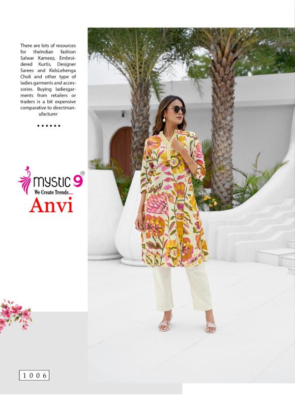Mystic 9 Anvi vol 1 catalog online indian kurtis