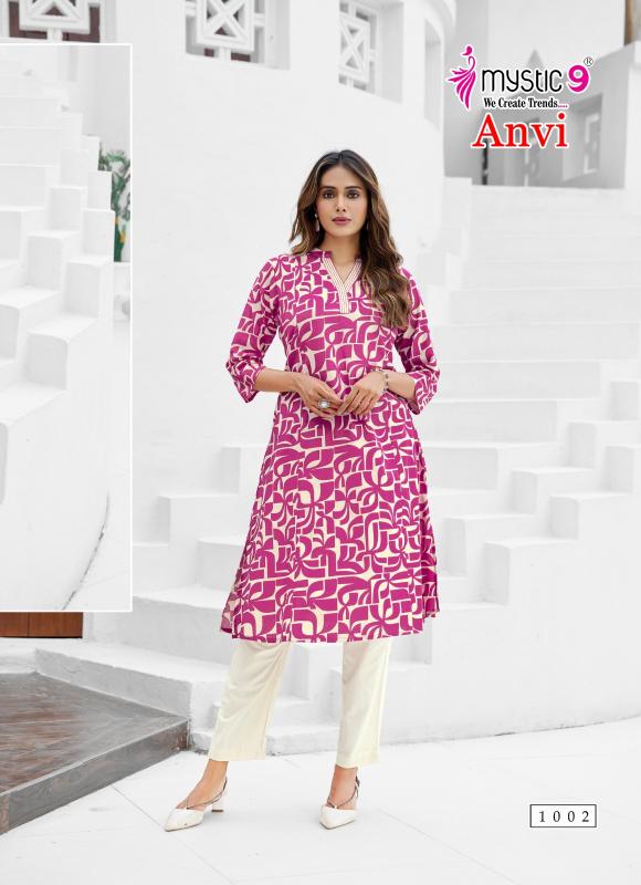 Mystic 9 Anvi vol 1 catalog online indian kurtis