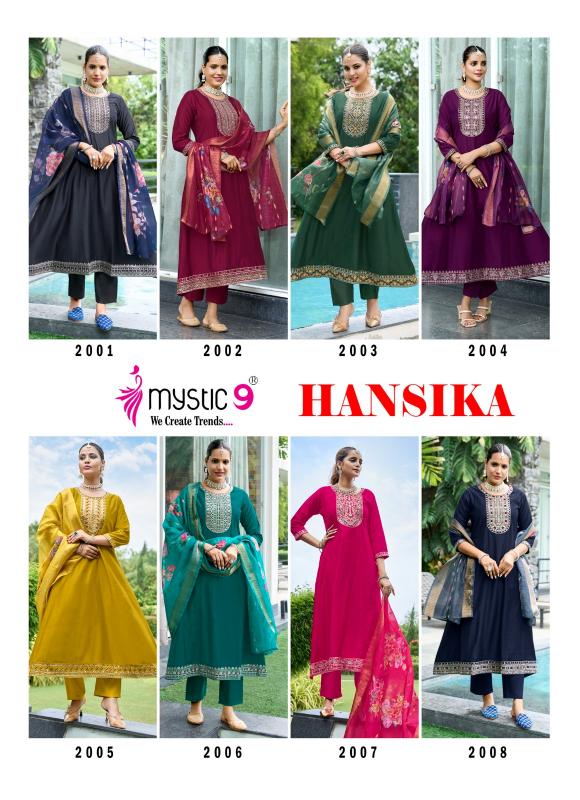 Mystic 9 Hansika vol 2 catalog cheap indian kurtis online usa