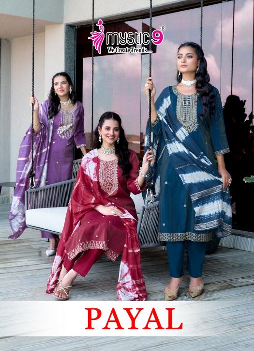 Mystic 9 Payal Vol 1 Catalog kurtis wholesalers surat gujarat india