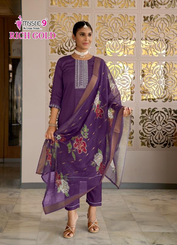 Mystic 9 Rich Gold Vol 5 catalog india shopping clothes kurtis online