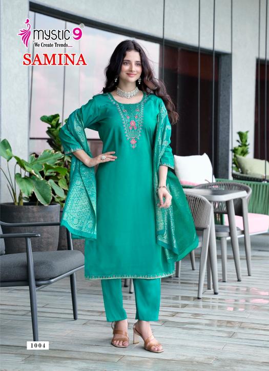 Mystic 9 Samina vol 1 catalog kurti india