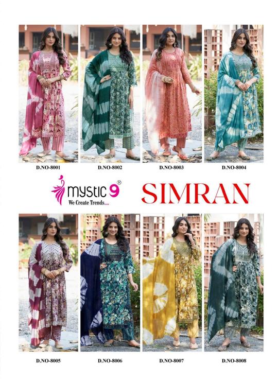 Mystic 9 Simran Vol 8 catalog top 50 kurti brands in india