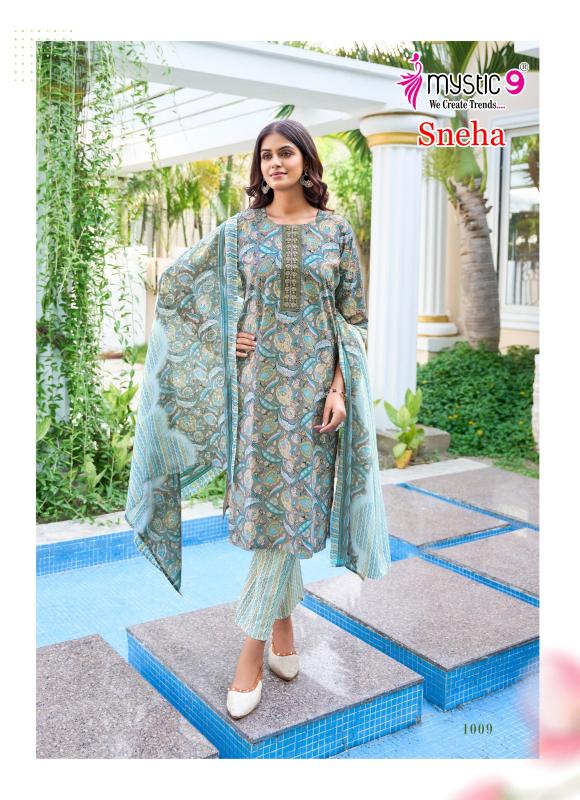 Mystic 9 Sneha vol 1 catalog indian kurtis 2025