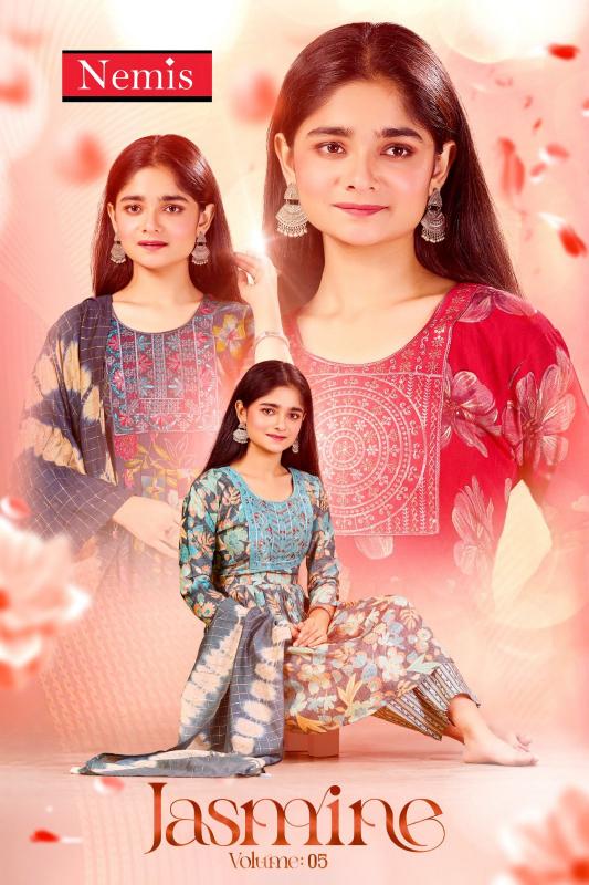 Nemis Jasmine Vol 5 catalog kids wear wholesale india