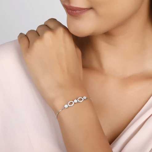Nitya Silver Bracelet latest silver jewellery