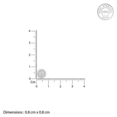 Nitya Silver Circular Earrings