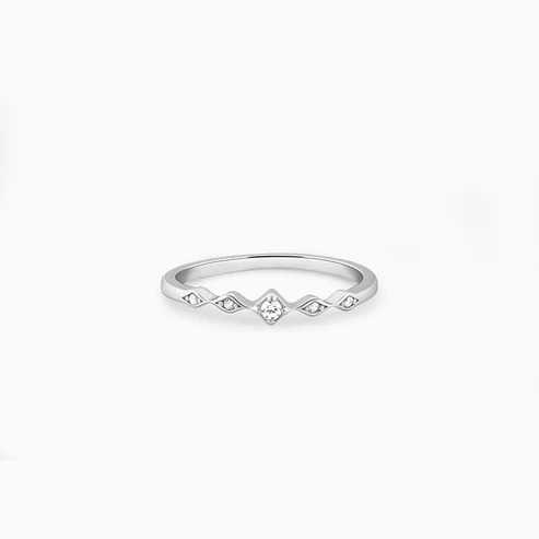 Nitya Silver Flamme Ring