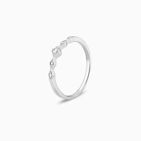 Nitya Silver Flamme Ring