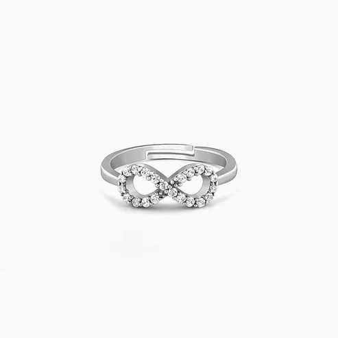Nitya Silver Infinite Grace Ring