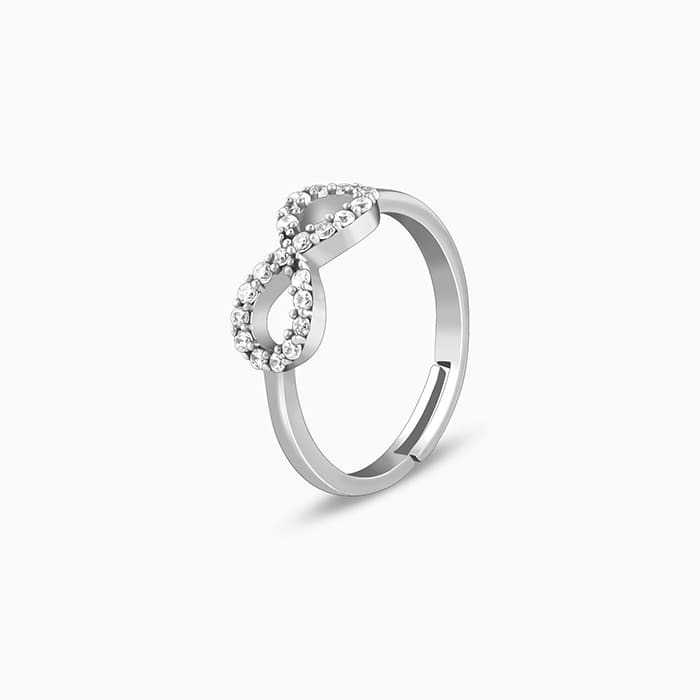 Nitya Silver Infinite Grace Ring