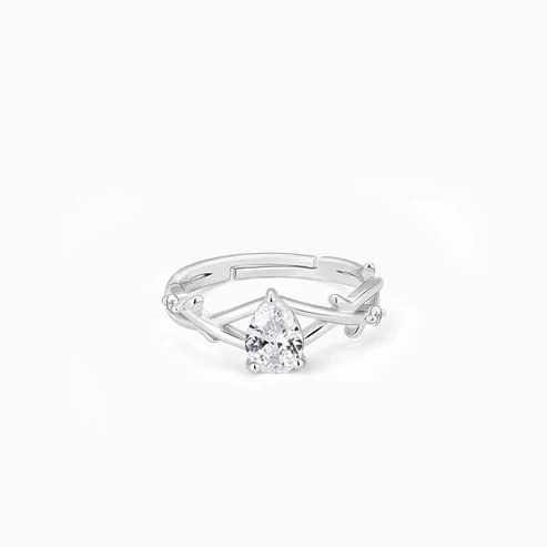 Nitya Silver Lost Ring