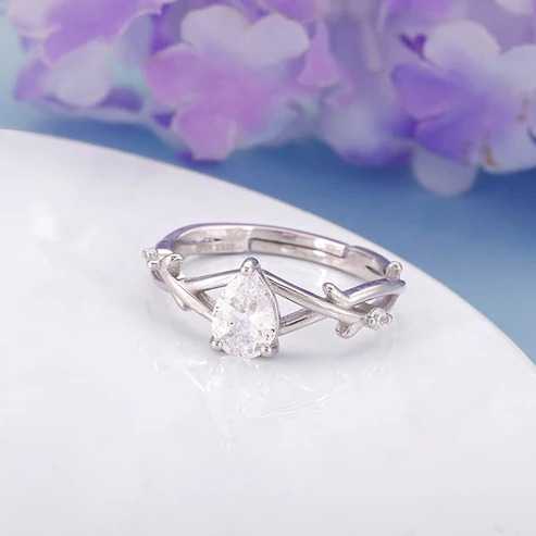 Nitya Silver Lost Ring