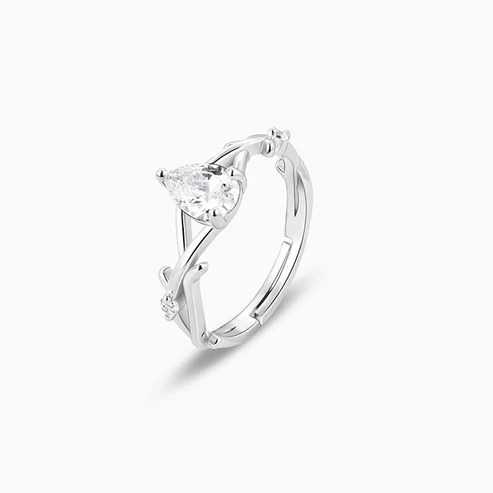 Nitya Silver Lost Ring