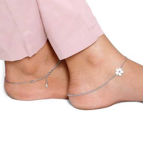 Nitya Silver Radiance Toe Anklet