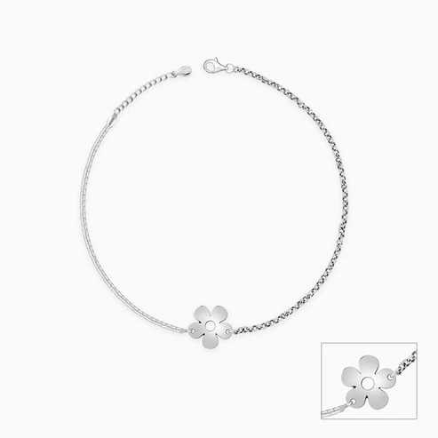 Nitya Silver Radiance Toe Anklet