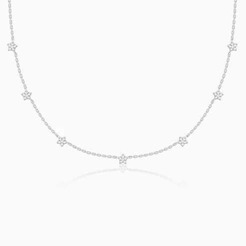 Nitya Silver Star Constellation Necklace