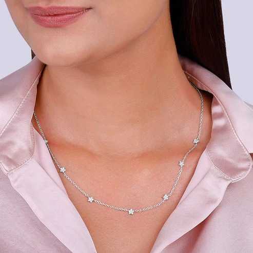 Nitya Silver Star Constellation Necklace