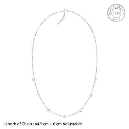 Nitya Silver Star Constellation Necklace