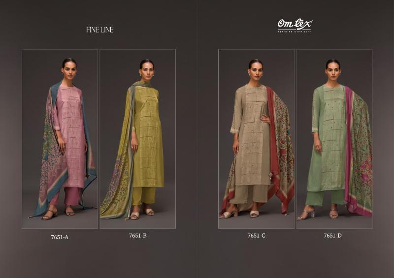 Omtex Fineline catalog salwar kameez wholesale surat gujarat