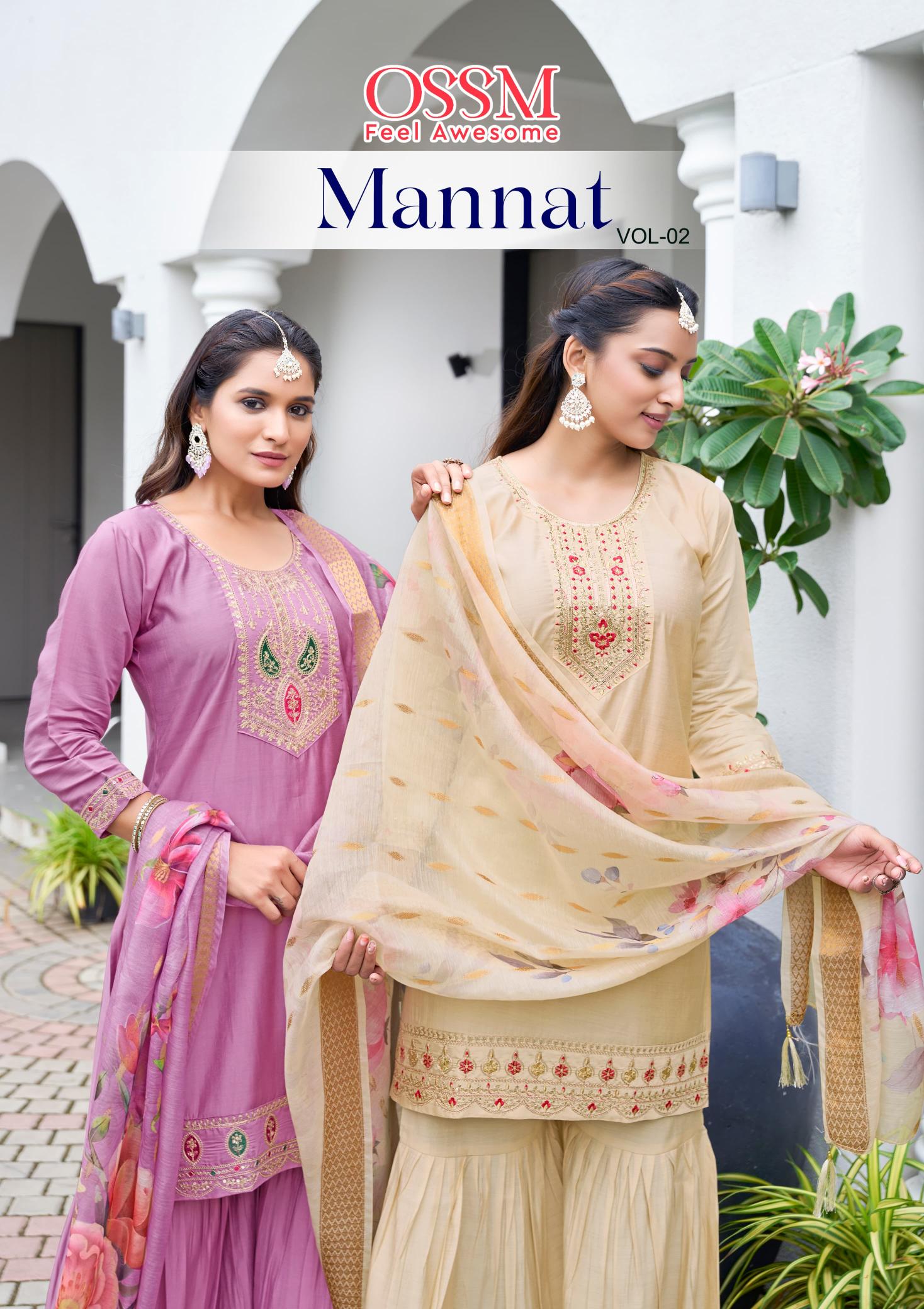 Ossm Mannat vol 02 catalog top ten kurti brands in india