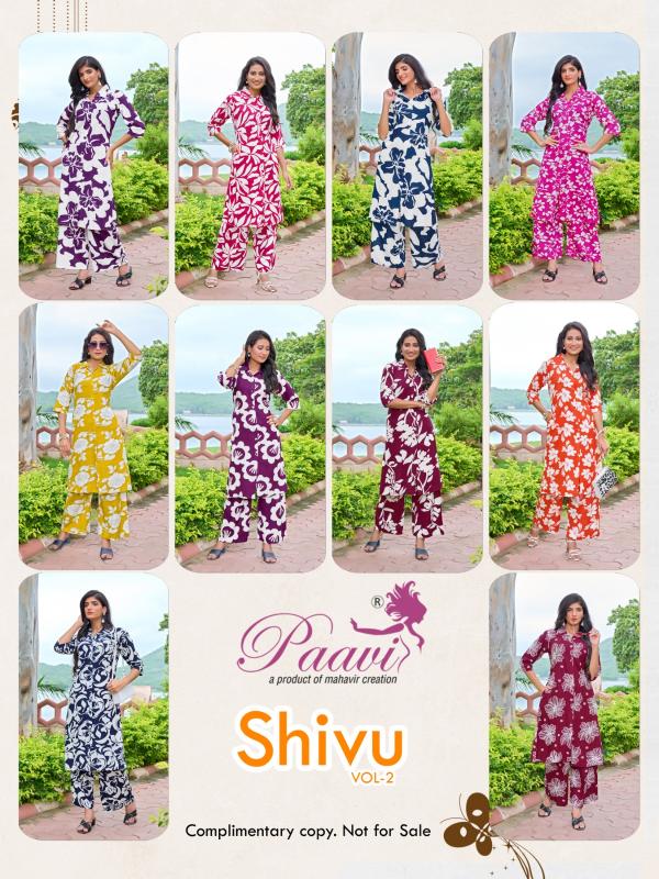 Paavi Shivu vol 2 catalog coord set women under ₹1000