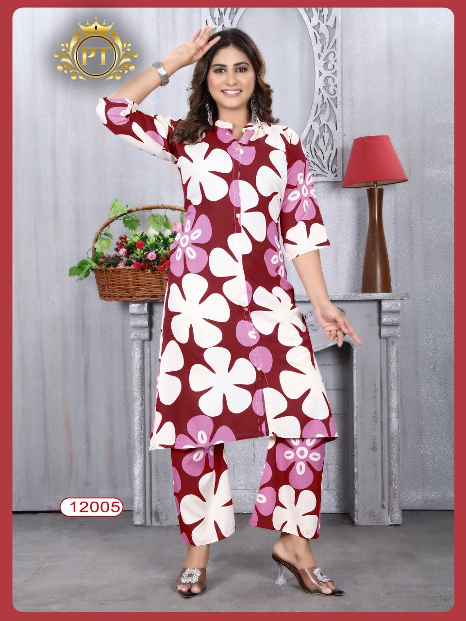 Padmavati Dulhari vol 10 Catalog rayon modest co ord set