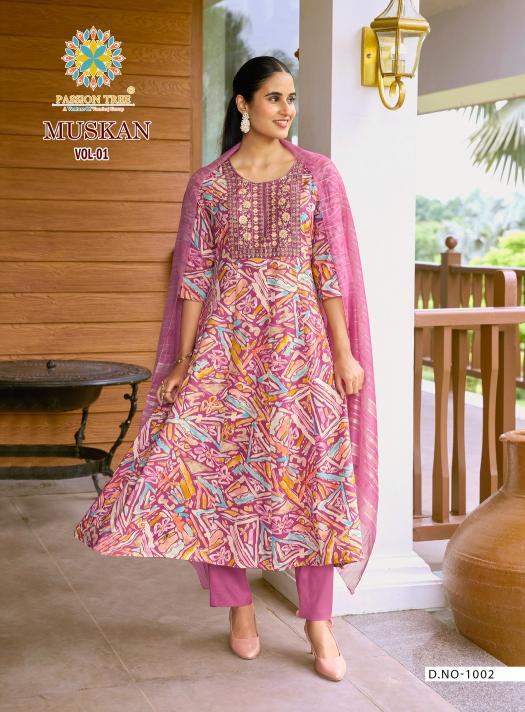 Passion Tree Muskan Vol 1 catalog pakistani style kurti online india