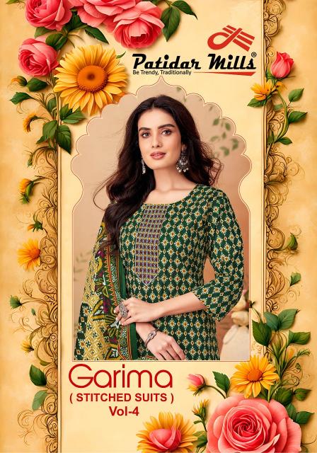Patidar Garima Vol-4 – Kurti Pant With Dupatta - Wholesale Catalog