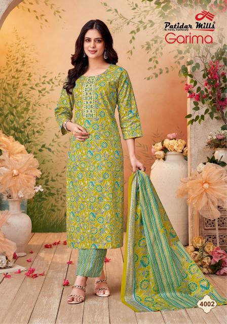 Patidar Garima Vol-4 – Kurti Pant With Dupatta - Wholesale Catalog