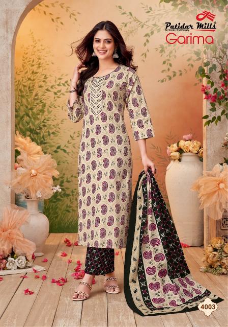 Patidar Garima Vol-4 – Kurti Pant With Dupatta - Wholesale Catalog