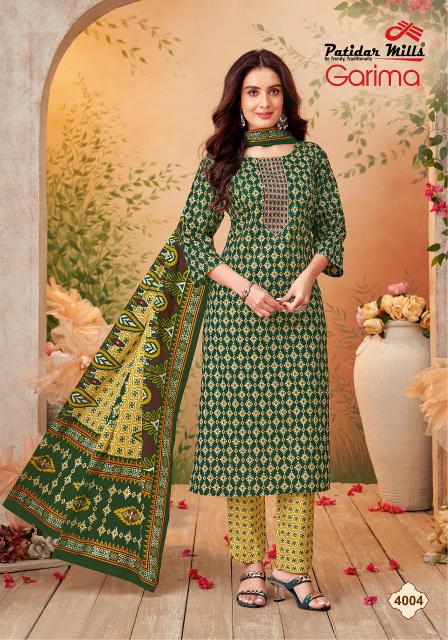 Patidar Garima Vol-4 – Kurti Pant With Dupatta - Wholesale Catalog