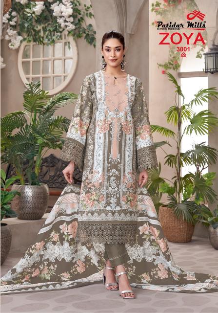Patidar Zoya Vol-3 – Dress Material - Wholesale Catalog