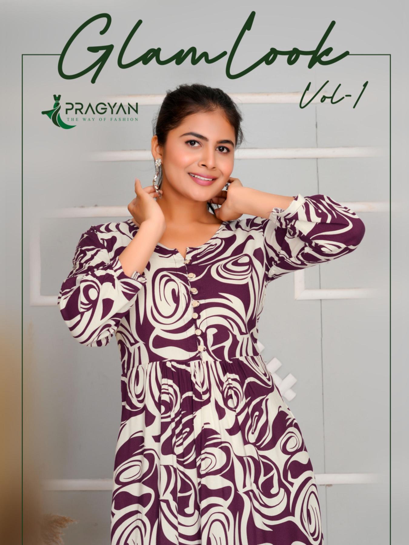 Pragyan Glamlook vol 1 catalog indian kurti gown