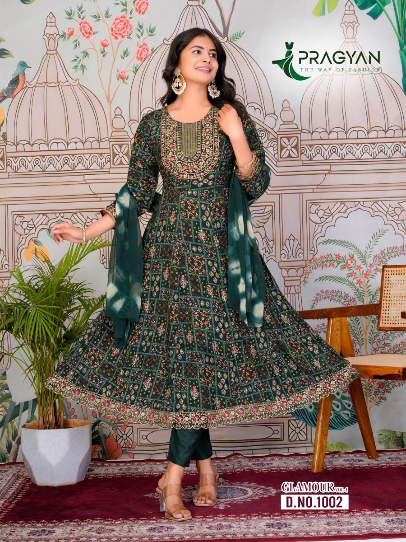 Pragyan Glamour vol 1 catalog span kurtis online india