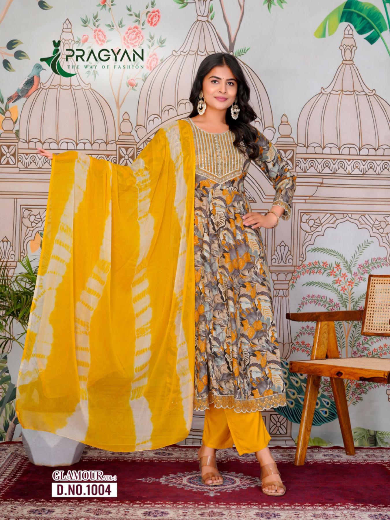 Pragyan Glamour vol 1 catalog span kurtis online india