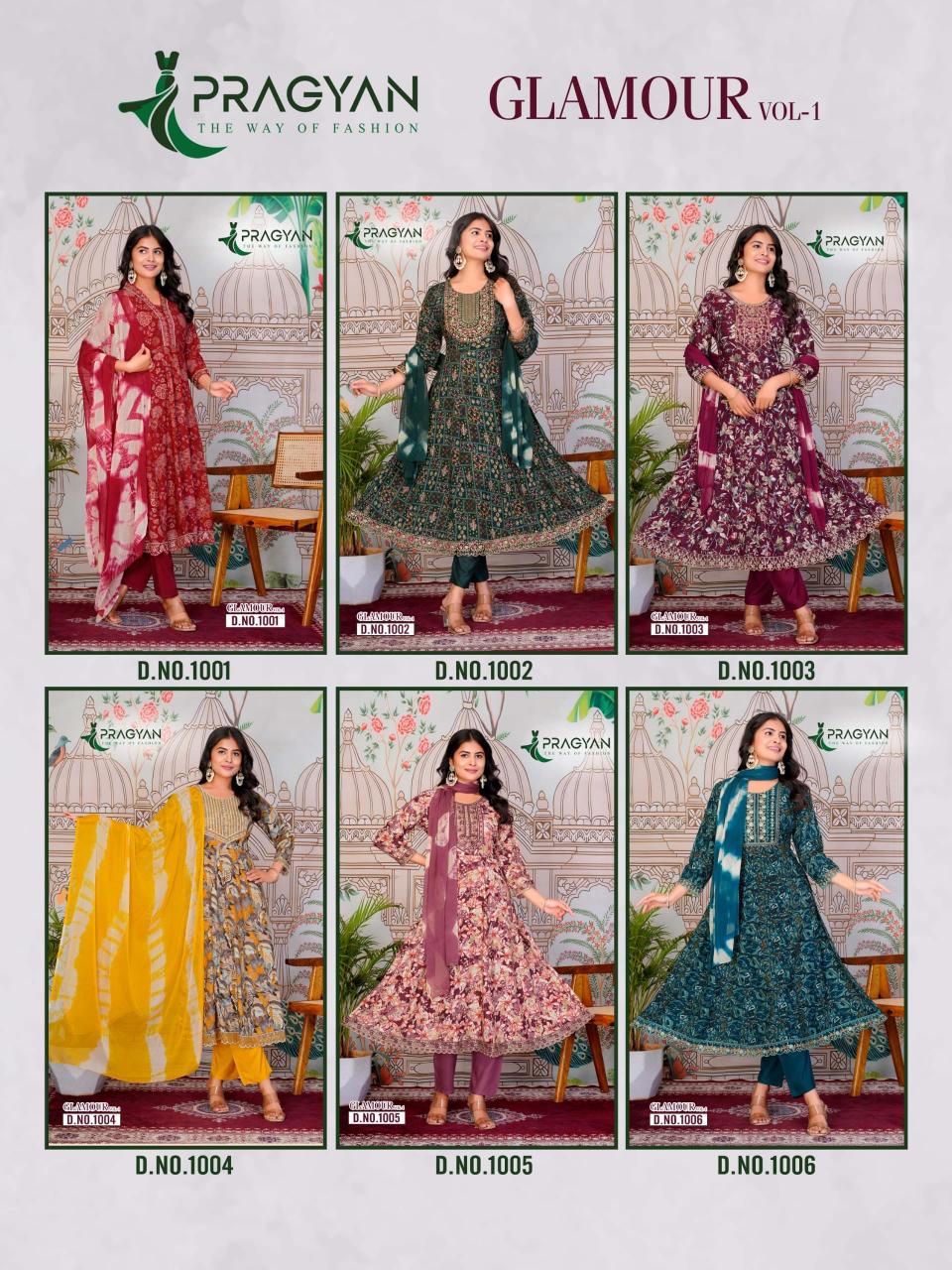 Pragyan Glamour vol 1 catalog span kurtis online india