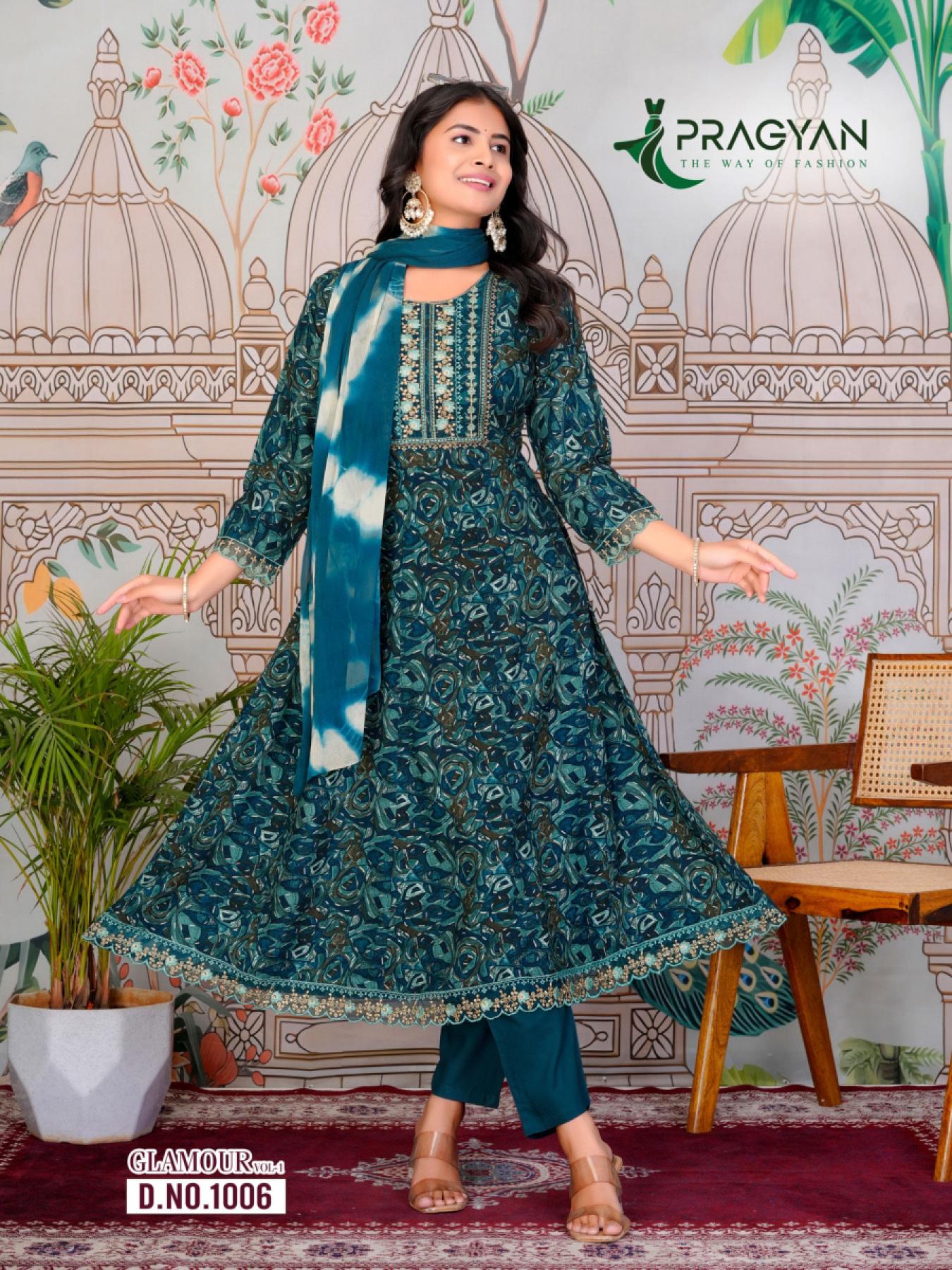 Pragyan Glamour vol 1 catalog span kurtis online india