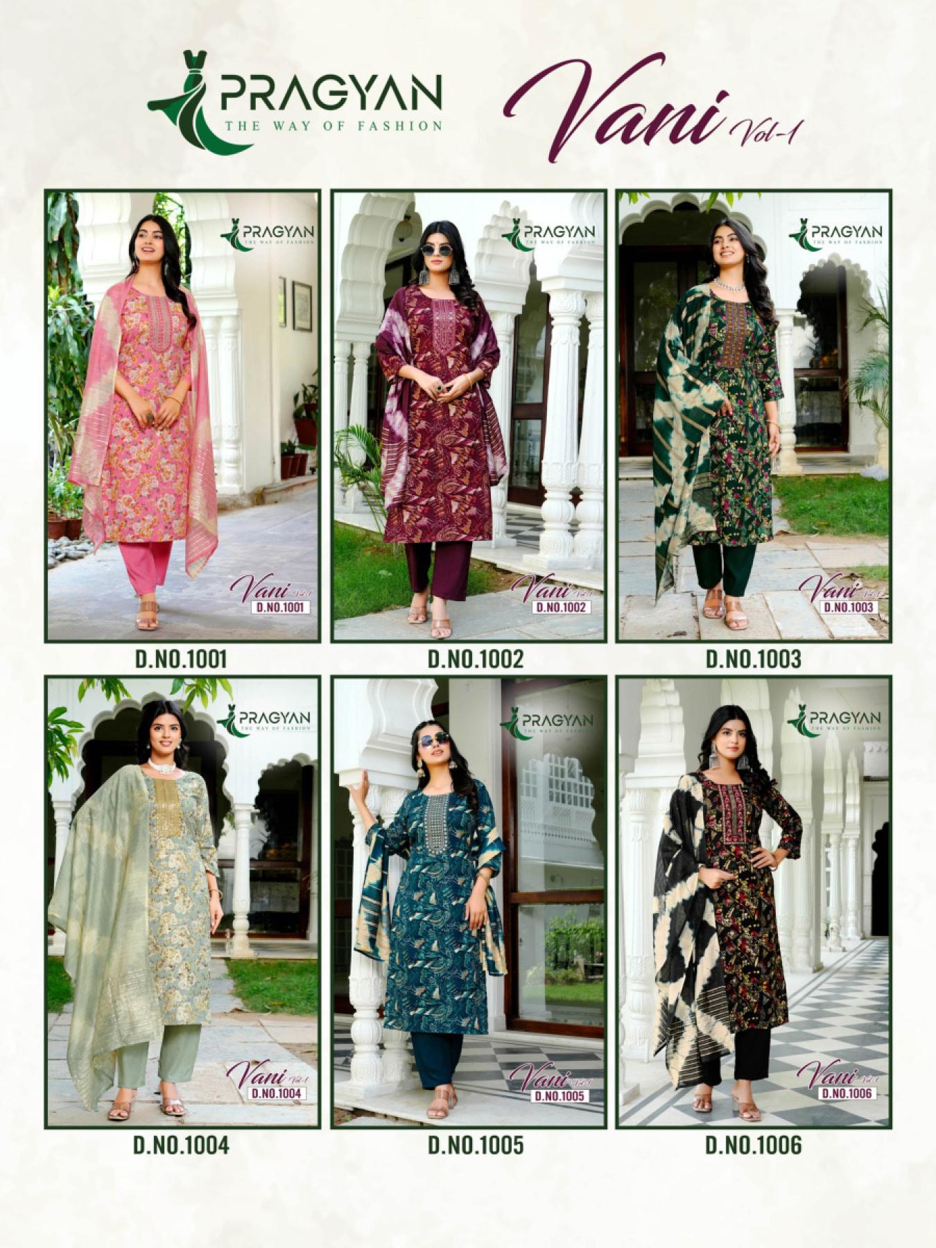Pragyan Vani vol 1 catalog w kurtis buy online india