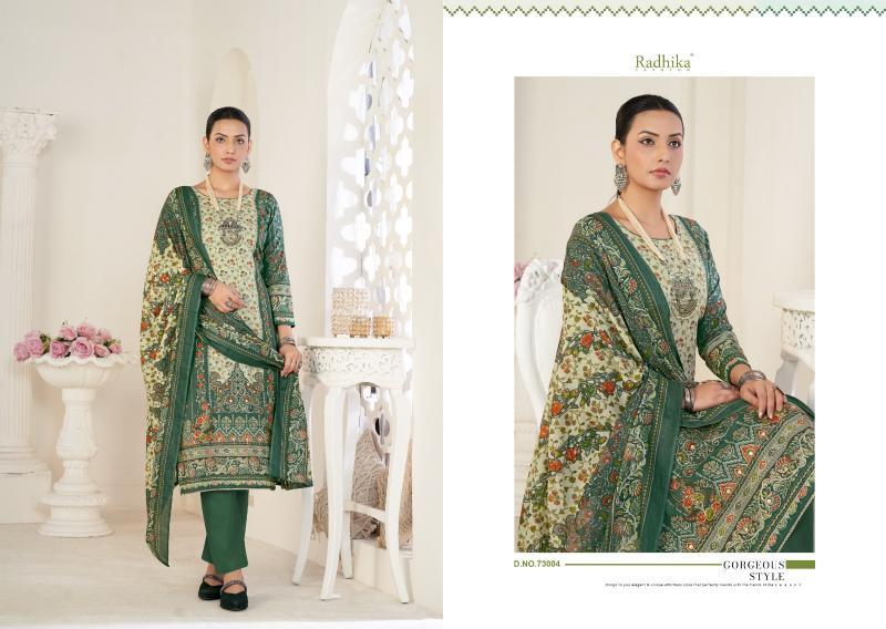 Radhika Azara Avnee Vol 3 catalog wholesale dress material market in parrys chennai