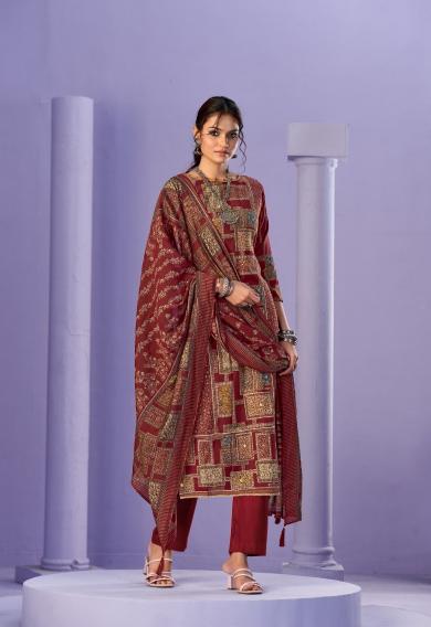 Radhika Azara Beauty Silk Vol 3 catalog wholesale dress material shops in tamil nadu 