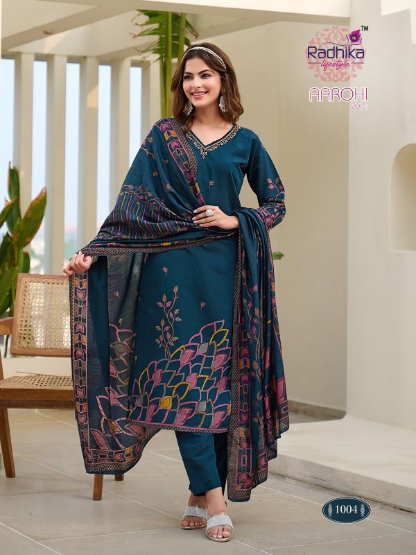 Radhika Lifestyle Aarohi vol 1 catalog top brand kurtis in india