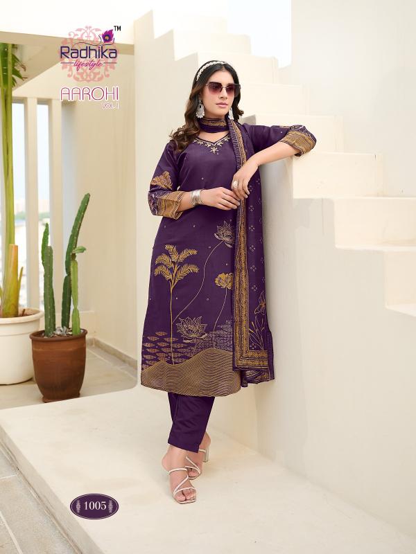 Radhika Lifestyle Aarohi vol 1 catalog top brand kurtis in india