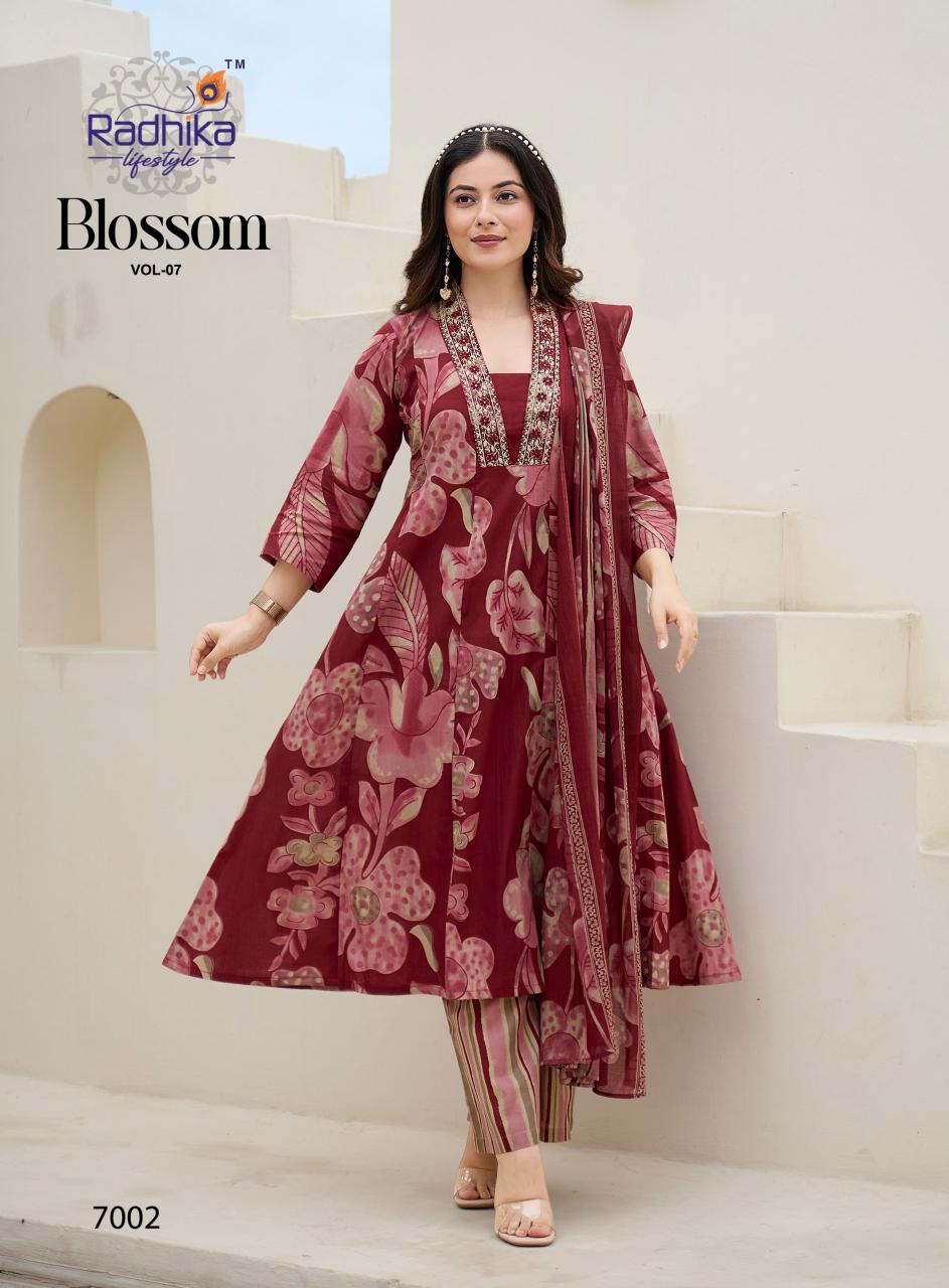 Radhika Lifestyle Blossom vol 7 catalog top kurti manufacturers in india