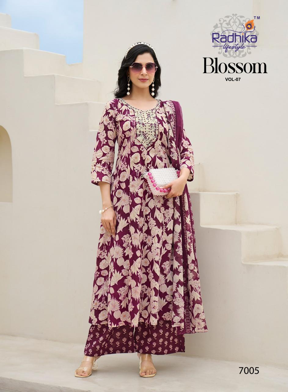 Radhika Lifestyle Blossom vol 7 catalog top kurti manufacturers in india
