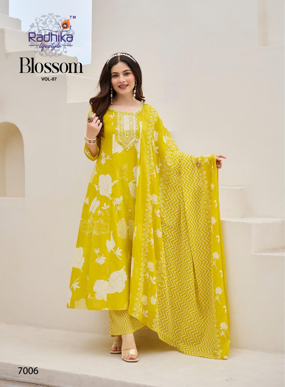 Radhika Lifestyle Blossom vol 7 catalog top kurti manufacturers in india