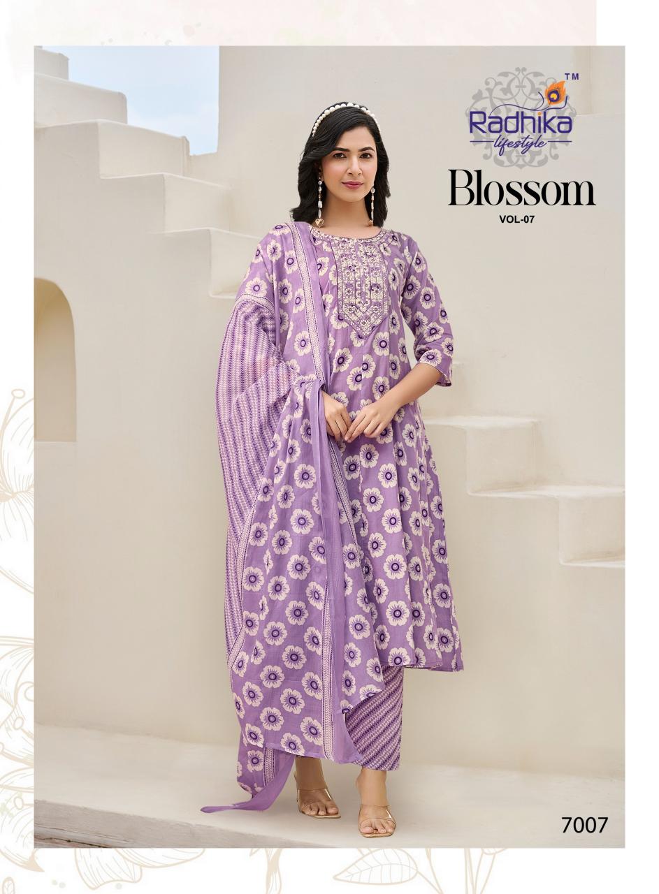 Radhika Lifestyle Blossom vol 7 catalog top kurti manufacturers in india